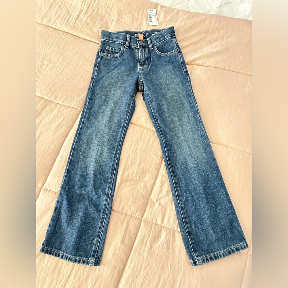 NWT children's place blue jeans boys size 7 slim.